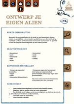 Ontwerp je eigen alien